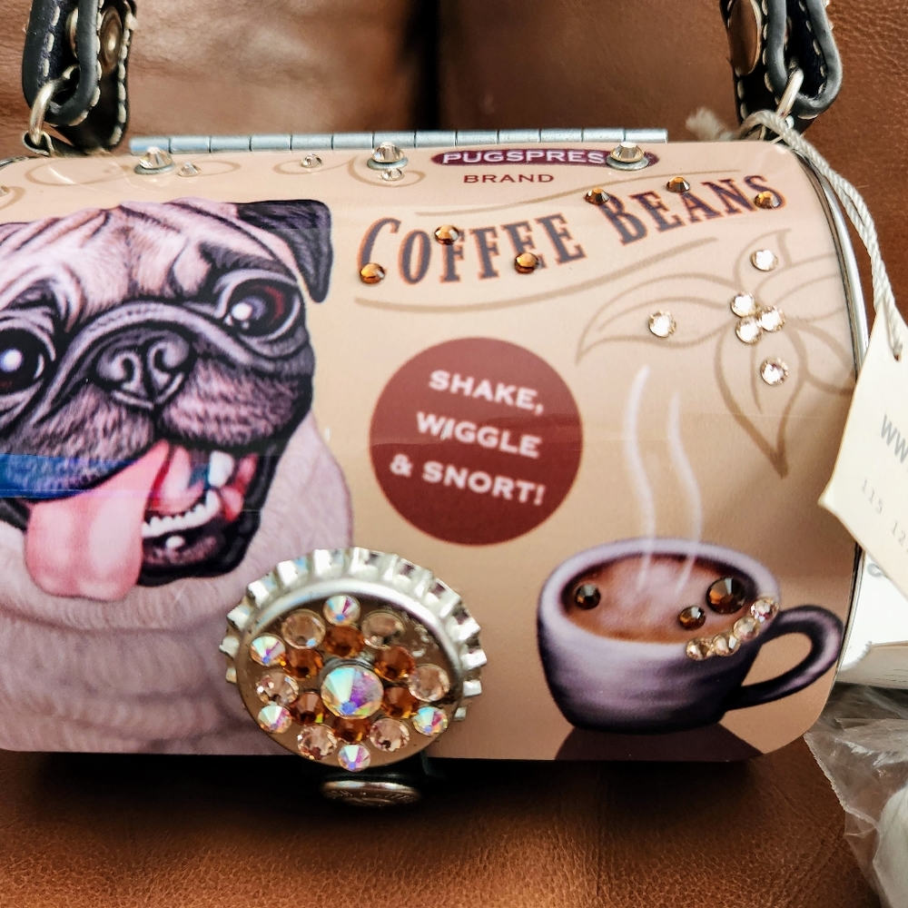 PUG PURSE WRISTLET or HOME DECOR
